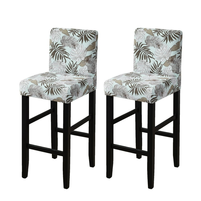 High Stool Cover Reusable Stretch Washable Pub Counter Stool Chair Covers Dining Room Chair Covers Bar Stool Covers Low Back Chair Covers Comfortable Durable AN Set of 2 Walmart