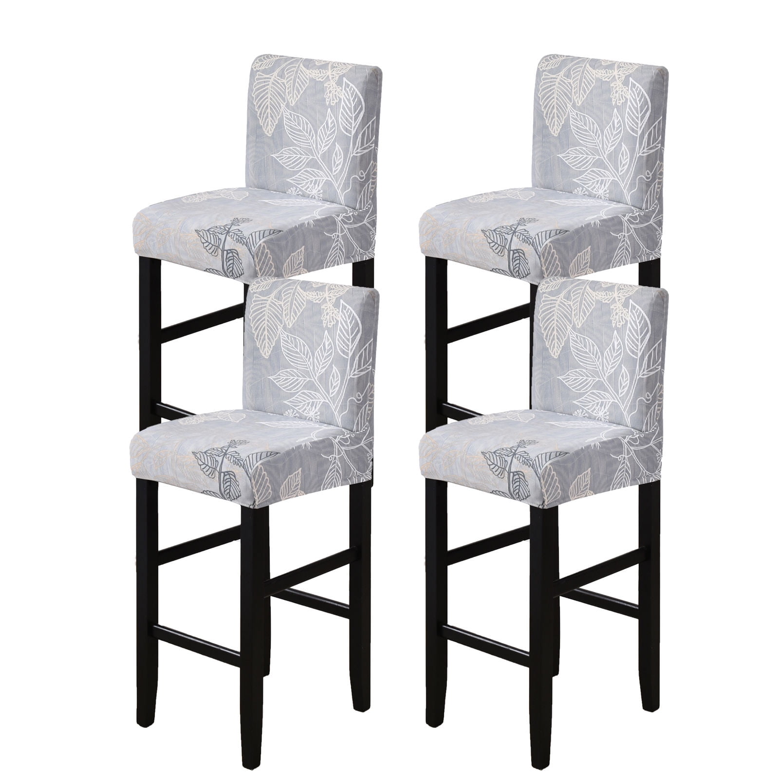 High Stool Cover Reusable Stretch Washable Pub Counter Stool Chair