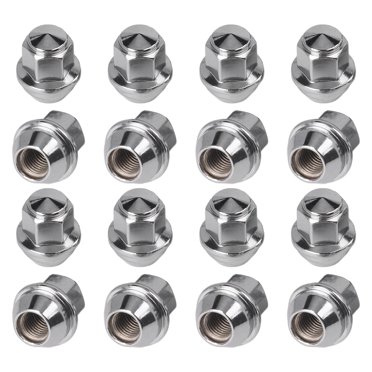 20pc M12x1.5 Factory Style Lug Nuts For Ford Focus, Fusion, Escape, EcoSport – Zinc Finish, 60° Cone Seat
