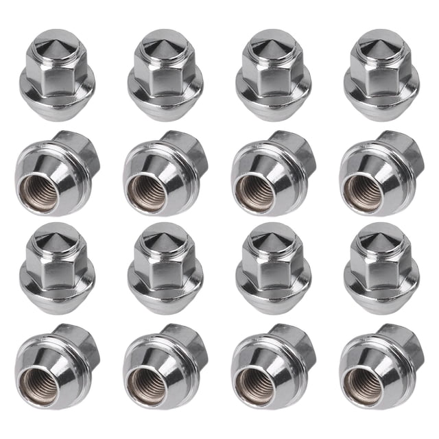20pc M12x1.5 Factory Style Lug Nuts For Ford Focus, Fusion, Escape, EcoSport – Zinc Finish, 60° Cone Seat