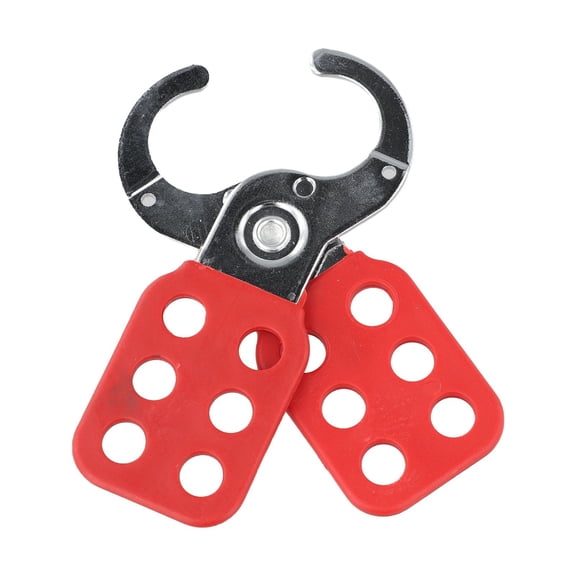 High Strength 25mm Nylon Steel Locking Hasp for Multi Person Security Needs
