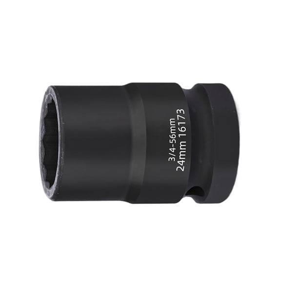 High Strength 3/4Inch Drives Socket 12 Point Impacts Socket for Automotive and Machinery Maintenance Easy Removal Tool