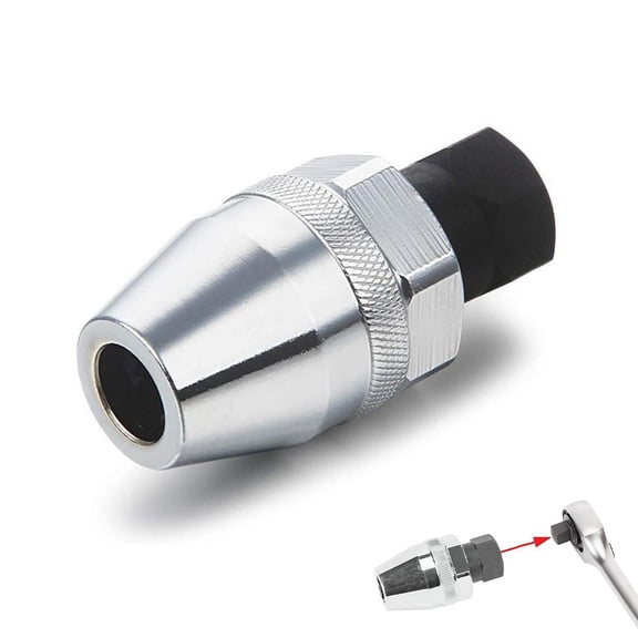 High-Strength 3/8" Drive Carbon Steel Broken Screw Extractor Tool for Stripped & Locking Bolts