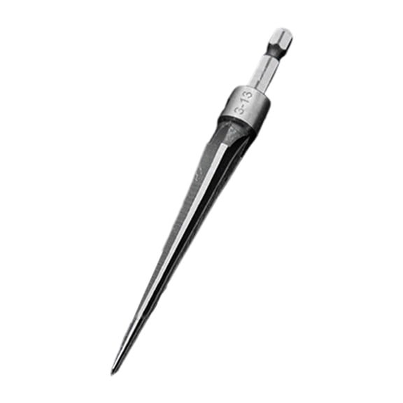 Professional Tapered Reamer with Round/Hexagonal Shank T-Handle Smooth Cutting Drilling Tool for Machinists Woodworking