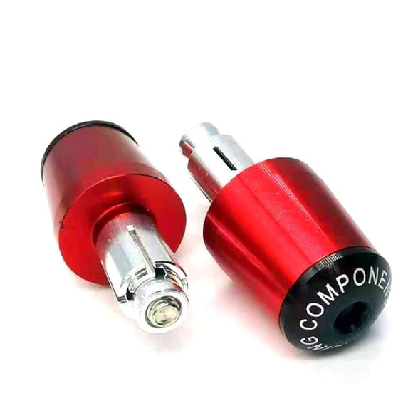 High Strength Aluminum Motorcycle Handlebar End Plugs General Tool Easy Installation Shockproof Handlebar Caps