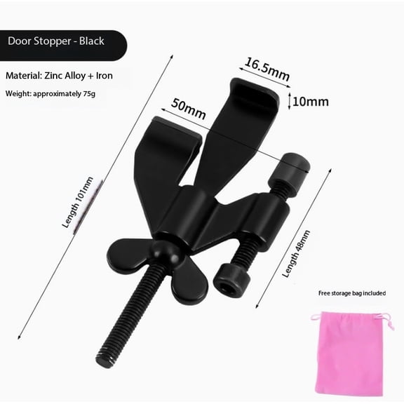 High-Strength Anti-Theft Door Wedge Stopper for Home & Office - Durable Self-Defense Blocking Device