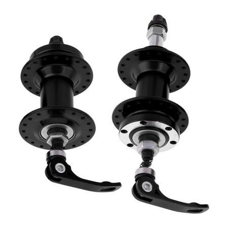 High Strength Bike Hubs Set Disc Brake 36 Holes , Front Rear Skewers Lever for Standard Hub Replacement