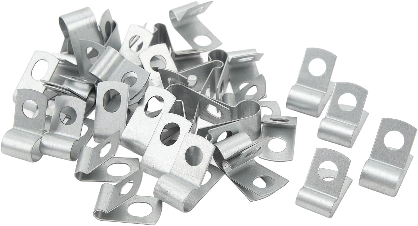 High Strength Brake and Fuel Line Clips, Fuel Line Clamps, Compatible