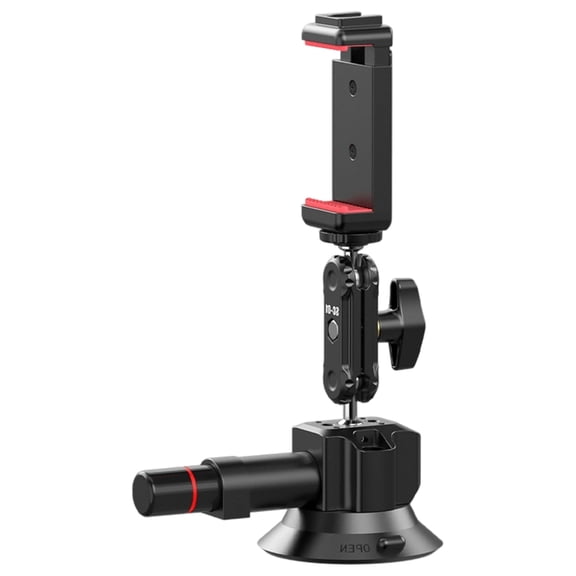 3Inch Aluminum Suction Mount Holder For Action Cameras Supports 20KG Weight