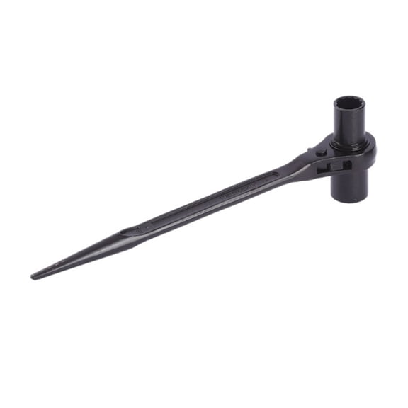 High Strength Carbon Steel Ratcheting Socket Wrench Featuring Extended Head Design Easy Access in Hard to Reach Areas fo