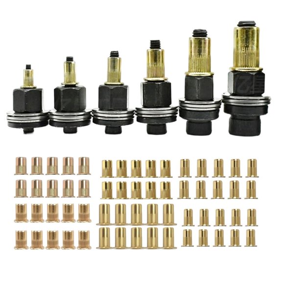 High Strength Carbon Steel Rivet Guns Set For Various Sizes 3 Through 10 Suitable For Workshop & Outdoor Project