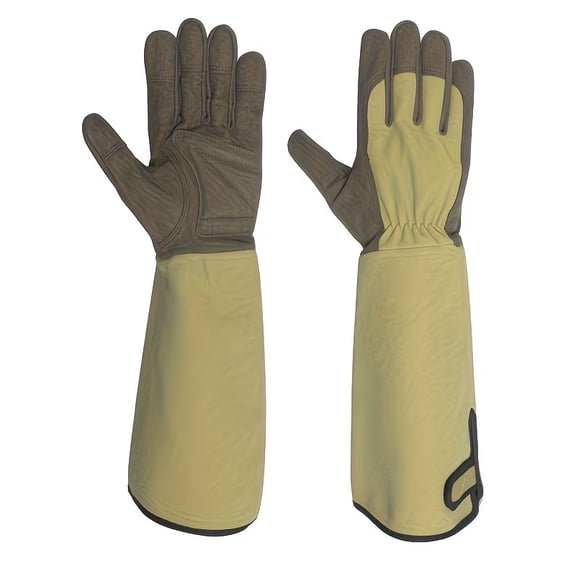 High-Strength Cut-Resistant Gardening Gloves - 2 Pack Multi-Functional Protective Gear for Pruning and Weeding