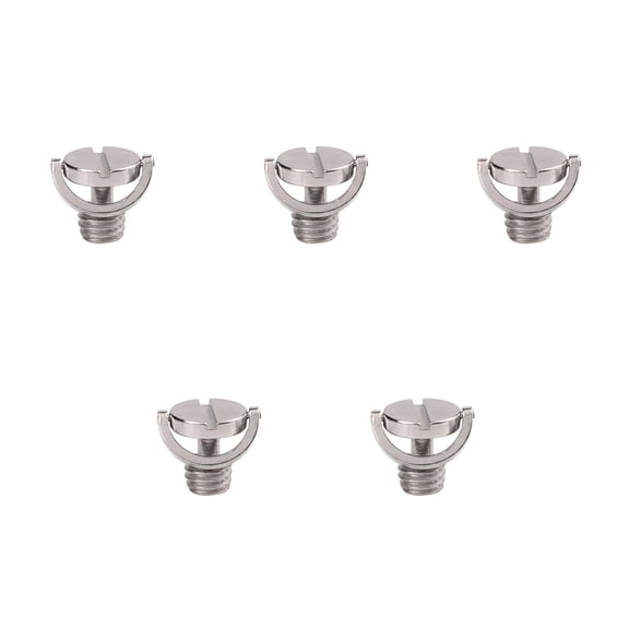 High Strength D-Type 1/4" Camera Screw for Tripod Release Plates, Secure Lightweight Mounting Accessory