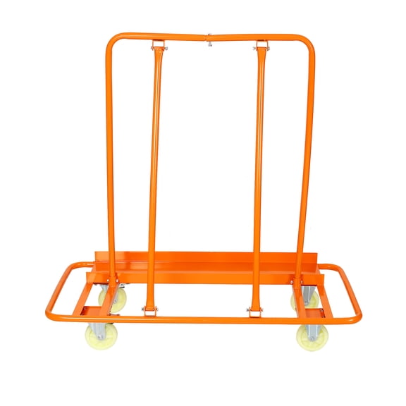 High-Strength Drywall Sheet Cart & Panel Dolly, 1600 Lbs Load Capacity, Panel Service Cart with Brake Casters