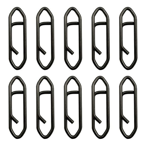 High Strength Fishing Speed Clips - 10PCS Stainless Steel Quick Change Connectors for Effortless Crankbait Tackle - Ideal for Freshwater and Saltwater Fishing