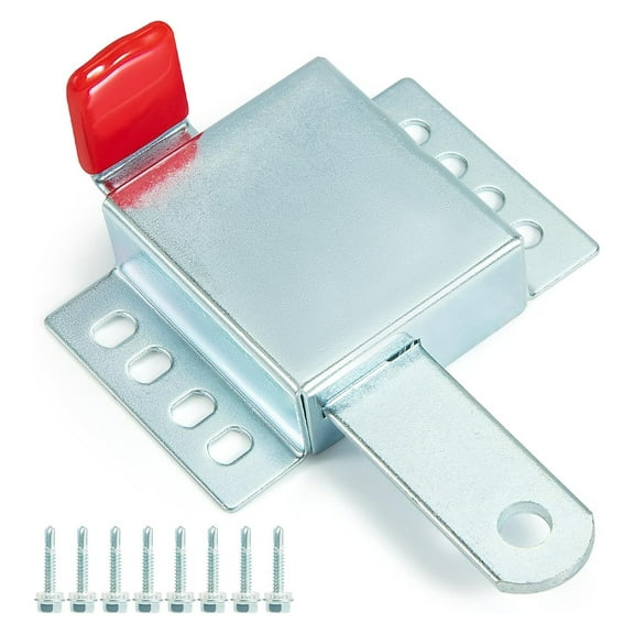 High Strength Garage Door Locking Bolt Double Installation Option Secure Homes Defense Garages Door Security Lock