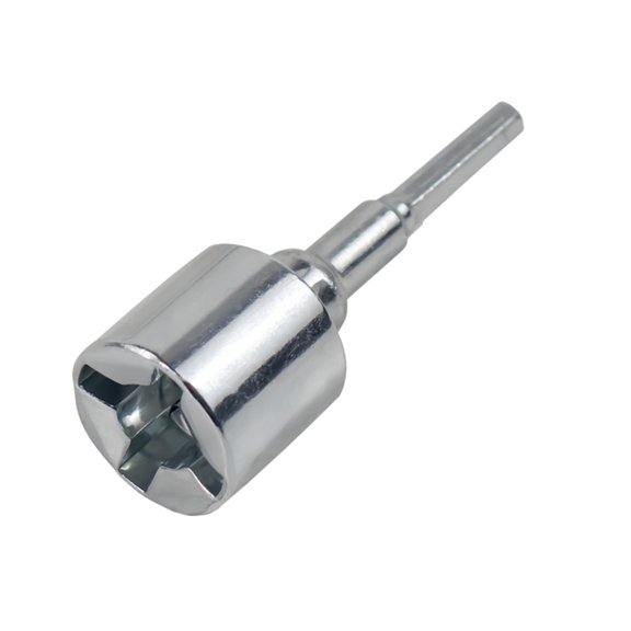 High-Strength Hexagonal Shank Drill Bit for Panel & Trailer Jacks - Ergonomic Wrench Attachment