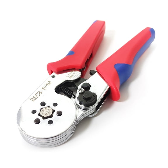 High Strength Hexagonal Terminals Crimper For Networking Wiring Projects Ergonomic Grip And Auto Regulating Wire Pliers