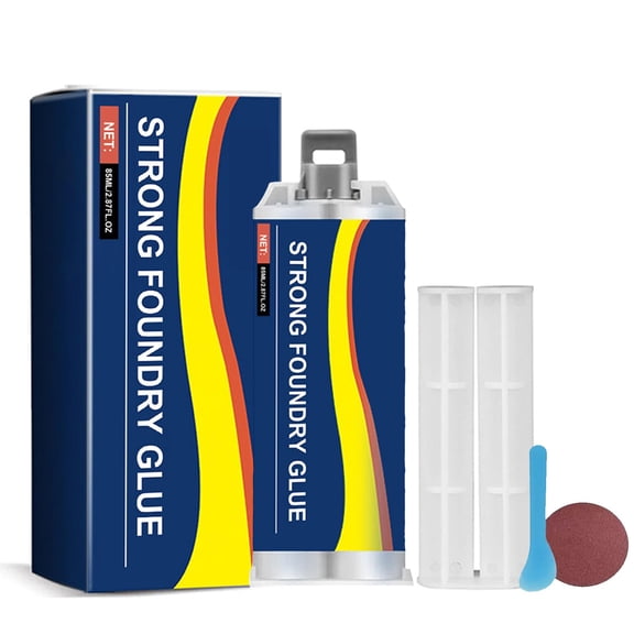 High-Strength Metal Casting Adhesive - Professional-grade reinforced casting adhesive for repairing cracks in metals, plastics, and steel. Easy-to-use heavy-duty epoxy resin.