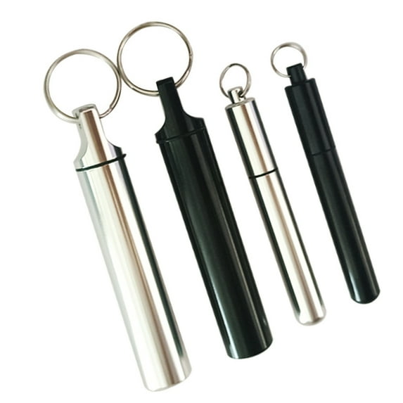 High Strength Metal Toothpick Case With 4 Color Option Portable Pills Storage Solution