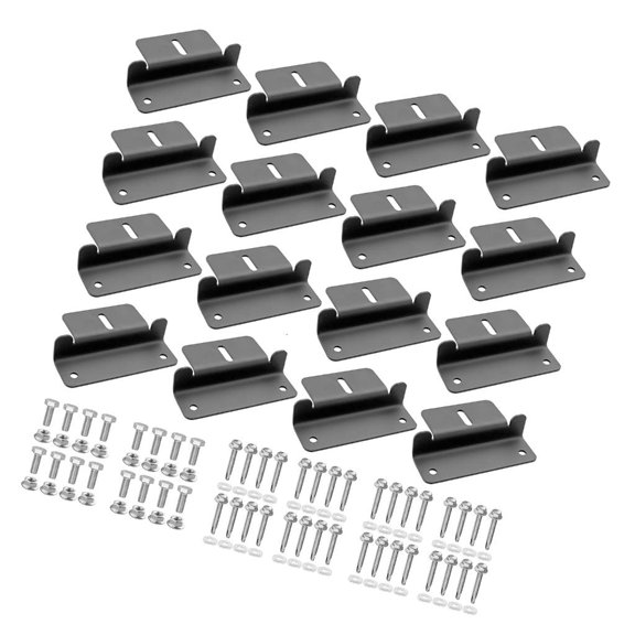 High Strength Metal Z Mounting Brackets for Solars Panel Durability Weather Resistant Adjustable Support