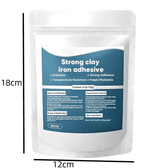 High Strength Multi-Purpose Repair Adhesive Silicone Glue For Bonding Plastics Metals Waterproof 1 Pack