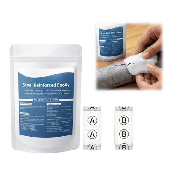 High-Strength Multi-Purpose Repair Clay, Easy To Use Epoxy Repair Putty, Heavy Duty Bonding Adhesive for Home Industrial Surface Repair (Repair Clay)