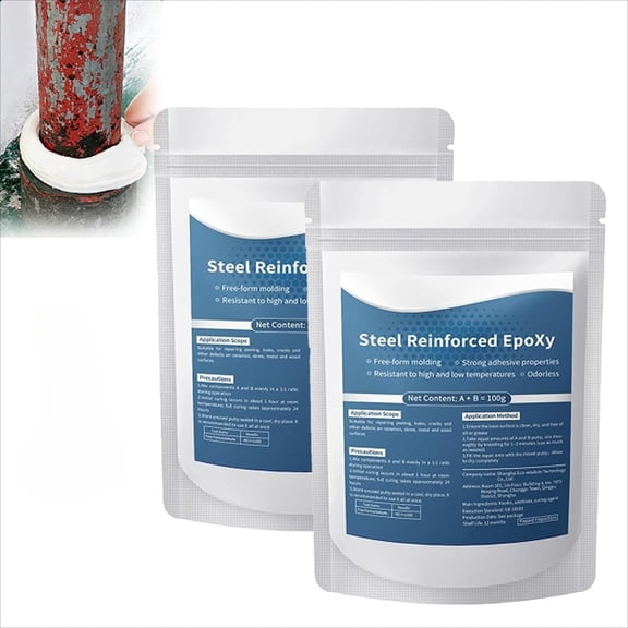 High-Strength Multi-Purpose Repair Clay,Steel Reinforced Epoxy Putty,Fast Repair EpoxyClay,for Metal,Wood,Ceramic,Stone,Tile and Plastic