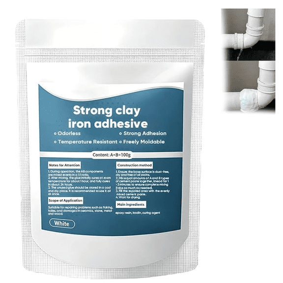 High-Strength Multi-Purpose Repair Clay,Steel Reinforced Epoxy Putty,Fast Repair EpoxyClay,for Metal,Wood,Ceramic,Stone,Tile and Plastic