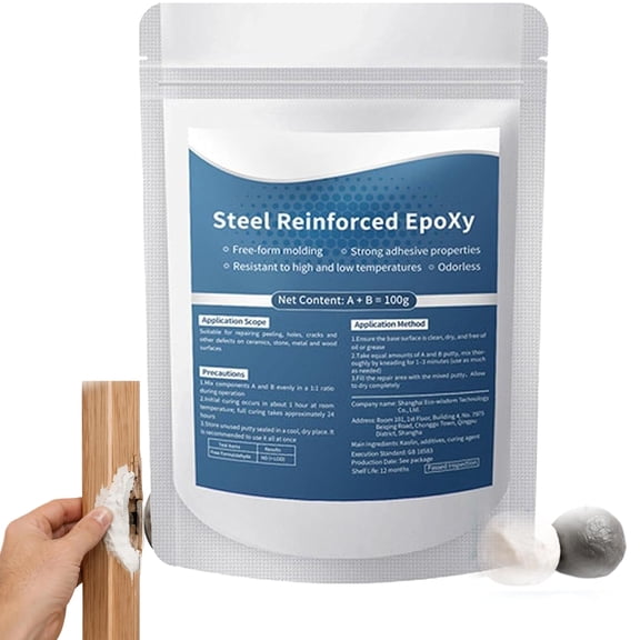 High-Strength Multi-Purpose Repair Clay Strong Iron Adhesive Epoxy Putty for Metal Wood Ceramic Plastic Tile Glass