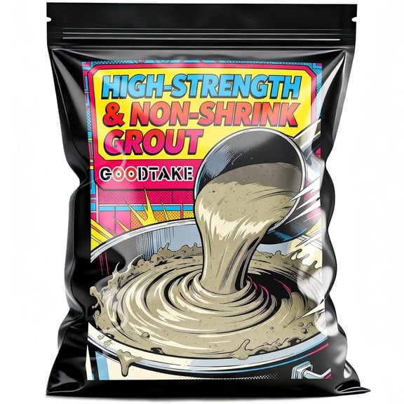 High-Strength Non-Shrink Grout - Fast-Setting, Self-Leveling Fluid Mix for Structural Repair, Concrete Crack Injection, Machine Base & Anchor Bolt Grouting - 16 oz