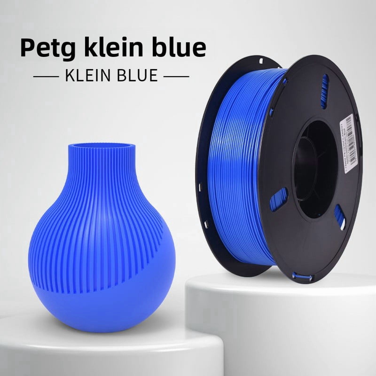 High Strength PETG 3D Printer Filament Durable PETG Printing Consumables  Impact Resistant Heat Resistant Smooth Printing, Low Warping No Clogging Universal for Most FDM 3D Printers