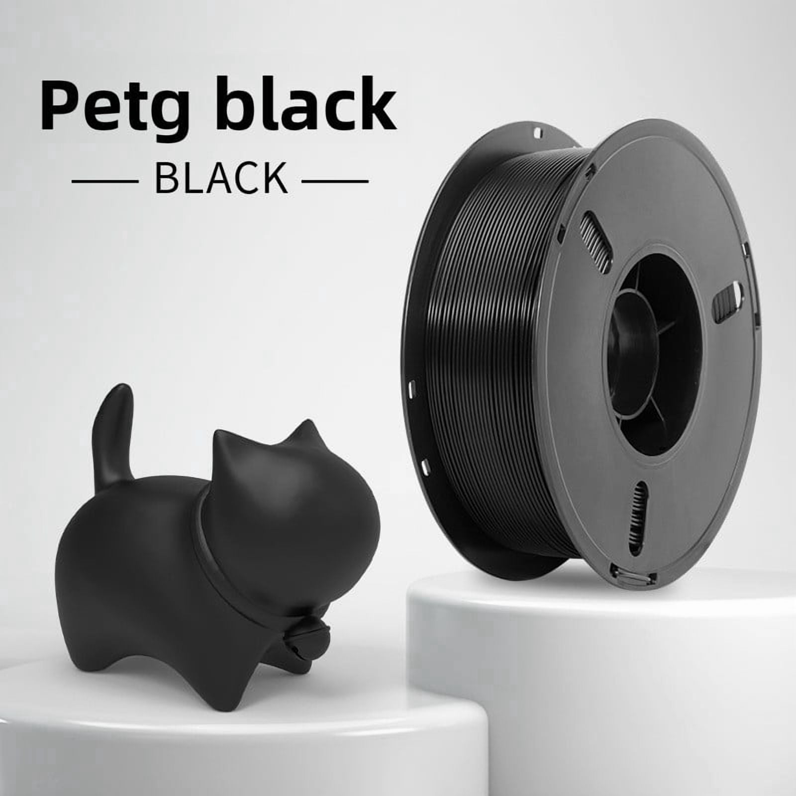 High Strength PETG 3D Printer Filament Durable PETG Printing Consumables  Impact Resistant Heat Resistant Smooth Printing, Low Warping No Clogging Universal for Most FDM 3D Printers
