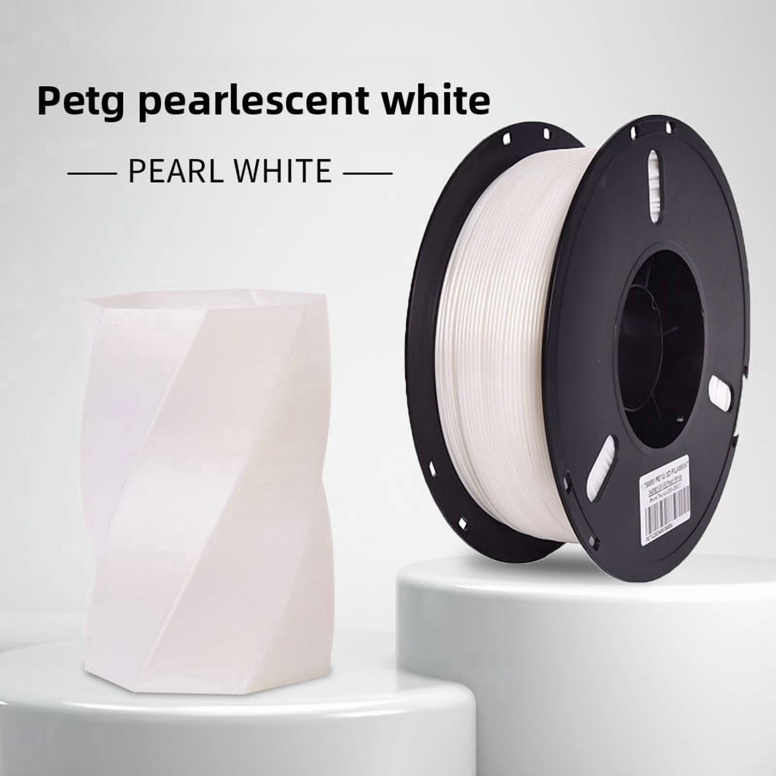 High Strength PETG 3D Printer Filament Durable PETG Printing Consumables  Impact Resistant Heat Resistant Smooth Printing, Low Warping No Clogging Universal for Most FDM 3D Printers