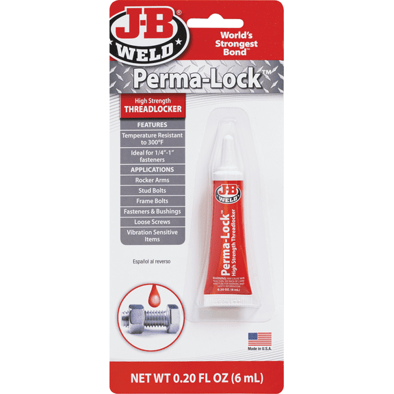 High Strength Perma-Lock Threadlocker - Single Pack  Residential Use, Standard Application