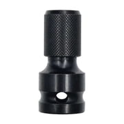 High Strength Steel Electric Impact Wrench Converter Impact Wrench Adapter 1/2  Square Drive to 1/4  Hexagonal Converter