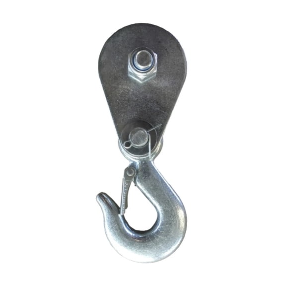 High Strength Steel Wheel Lifting Rope Pulley Block With Hook Electric Winch Hook 1000KG 800KG Load Bearing ,Easy to Use