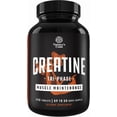 thumbnail image 1 of Natures Craft High Strength Tri Phase Creatine Tablets for Women & Men - Formula Blend of Creatine Monohydrate, 300mg HCL & Pyruvate Supplement - Muscle Mass Gain & Recovery Supplement - 240 Tablets, 1 of 11