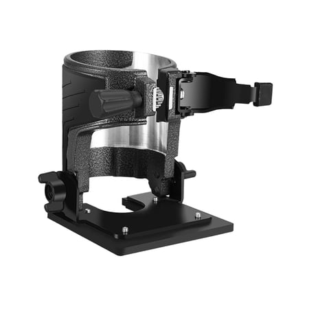 High Strength Woodworking Trimmer Base for 65mm Electric Trimming Dust Cover Inclined style