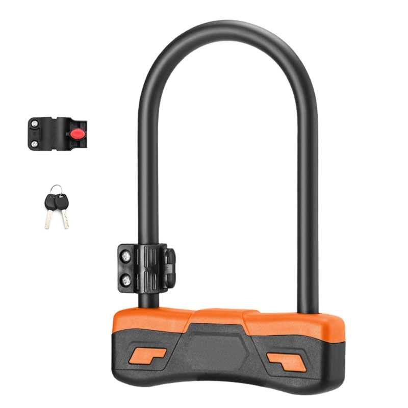 High Strengths Bicycles Lock Cycling Enthusiasts Lock City Street Bike Lock for Bikes Motorcycles and Scooters