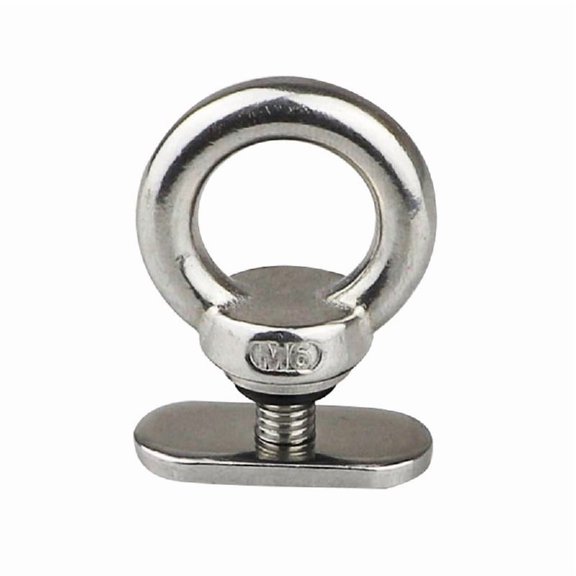 High Strengths Stainless Steel Track Rings Track Mount Tie Down Eyelet For Saltwater Environments
