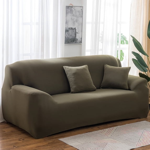 High Stretch Chair Sofa Slipcover Soft Non Slip Couch Covers Sofa Cover Washable Furniture Protector with Elastic Bottom for Kids, Pets