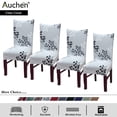 thumbnail image 1 of High Stretch Dinner Chair Covers Set of 4, Dining Chair Slipcovers Removable Washable Dining Chair Protector Cover for Hotel Dining Room Banquet Wedding Party Restaurant (Gray – Pattern 1), 1 of 9