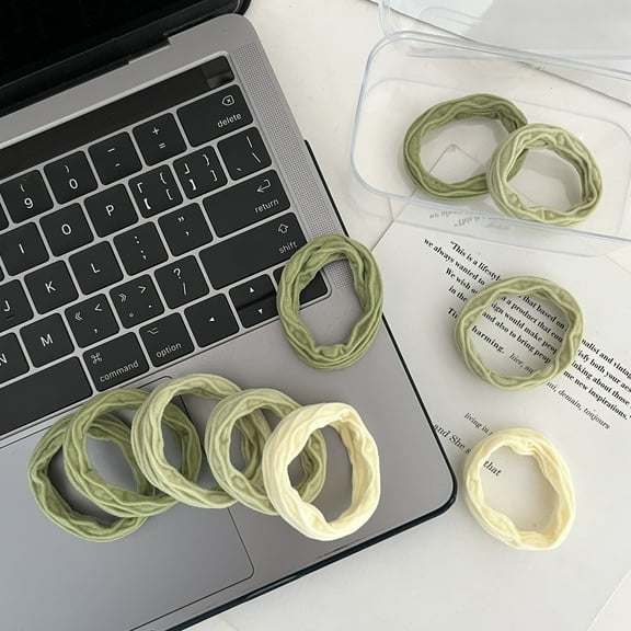 High Stretch Hair Ties for Women Durable No Crease Ponytail Holders
