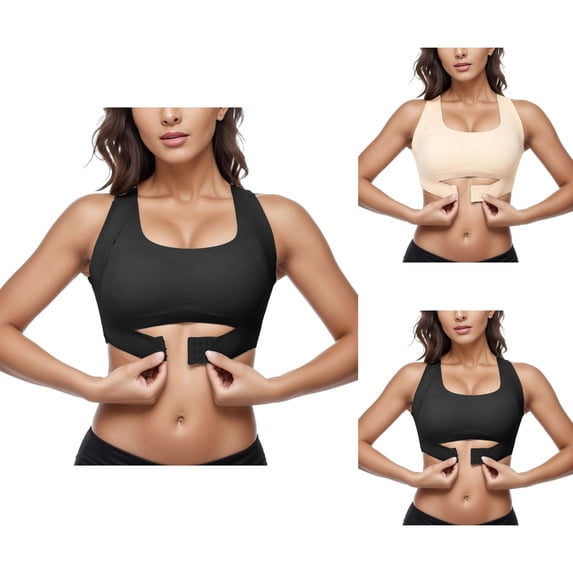 High Support Sports Bra Women Padded Wireless No Underwire Bras Seamless Lift Support Comfortable Yoga Sleep Workout Underwear Full Coverage
