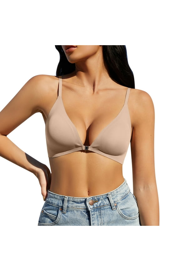 High Support Womens Bra Comfortable Everyday Wear Soft Elastic Compression Bra For Women Full Coverage Seamless