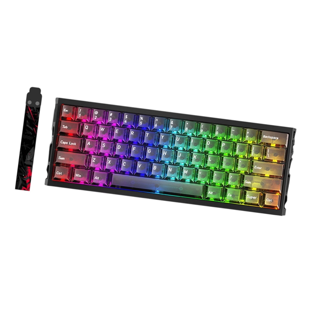 High Switches Keyboards Aluminum Alloy Construction Ergonomic Hollows Design For Gamers