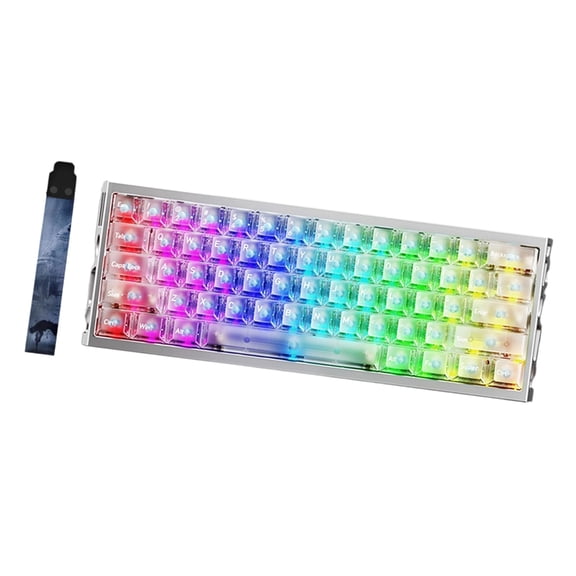 High Switches Keyboards Aluminum Alloy Construction Ergonomic Hollows Design For Gamers