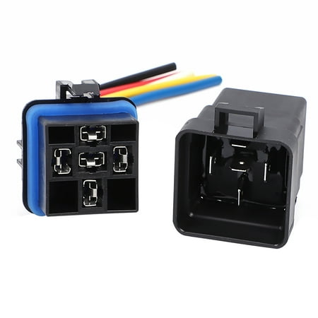 High Switching Capability Waterproof Relay 5-Pin SPDT Design, 40A Current for Automotive Applications