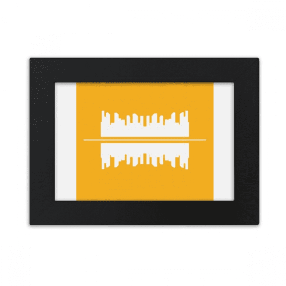 High Symbolic Reflection Urban Landscape Architecture Desktop Photo Frame Ornaments Picture Art Painting